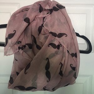 Mustache scarf